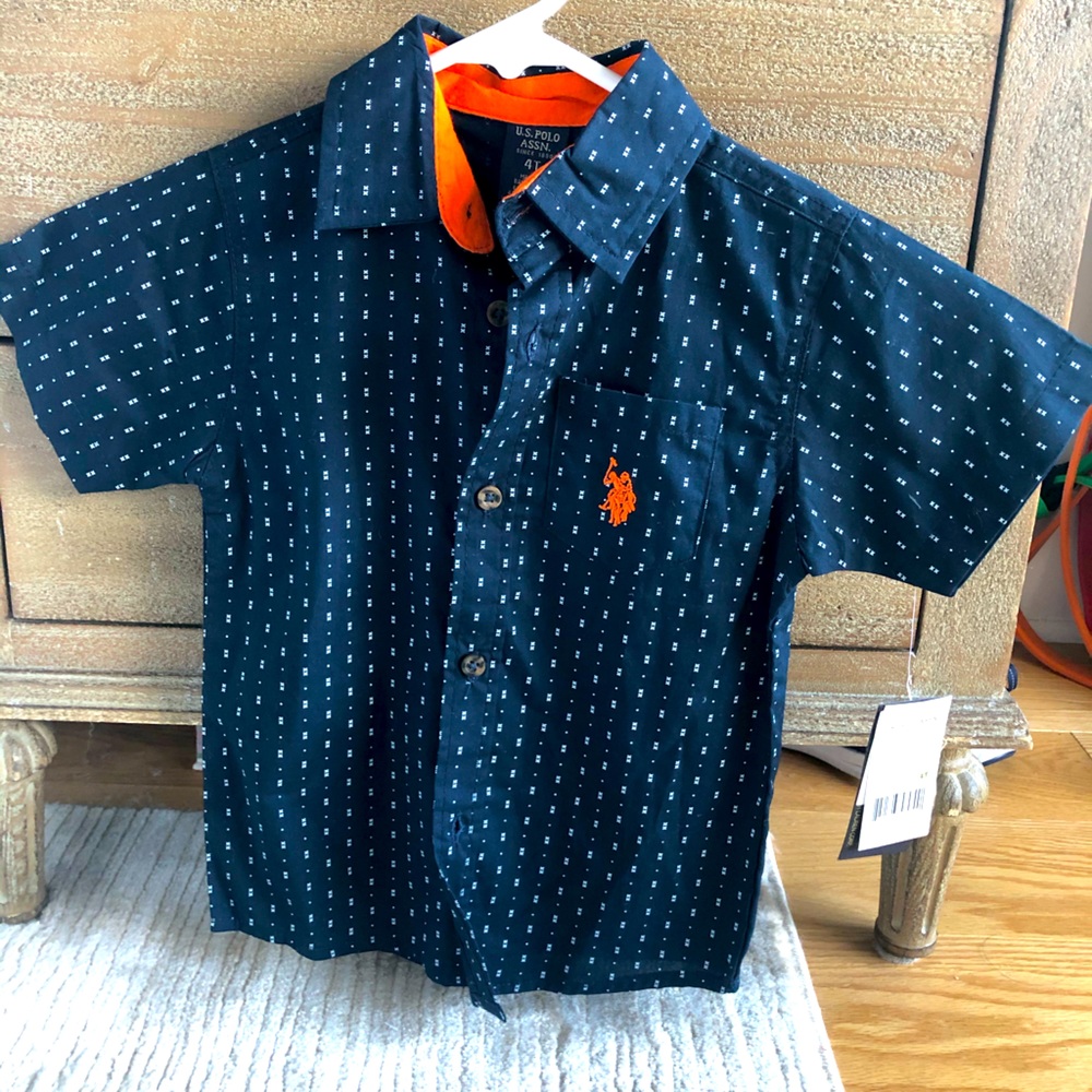NWT Polo Ralph Lauren short sleeve button down 4T
